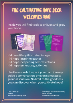 Cultivating Hope Back
